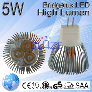 High Power bombillas 5w led mr11 DC 12v Warm Cold White